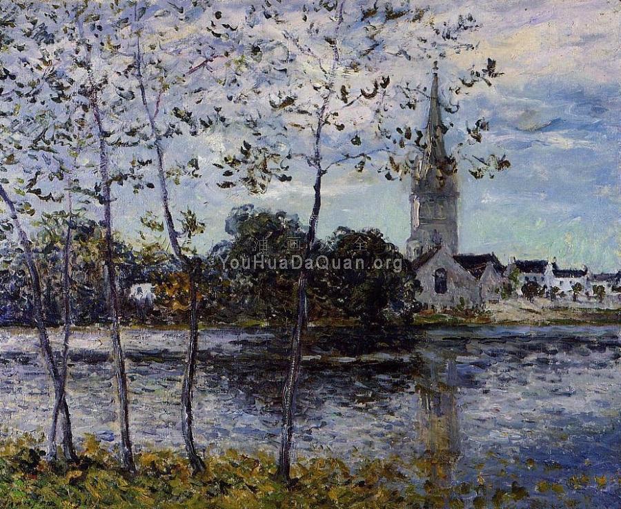 The Banks of the Pond at Rosporden, Finistere - 马克西姆·莫福拉